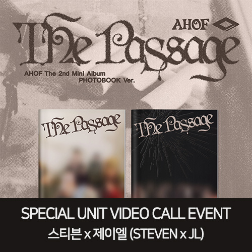 Steven x Jay L 3/20 Special Unit Video Call Random AHOF (Nine) 2nd Mini Album [The Passage] (PHOTOBOOK Ver.)